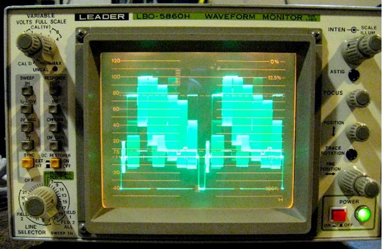 Image sur Leader LBO5860H Portable Wave Form Monitor