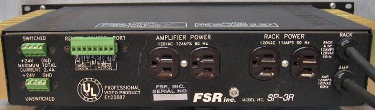 Image sur FSR SP-3R Rack Power Switcher