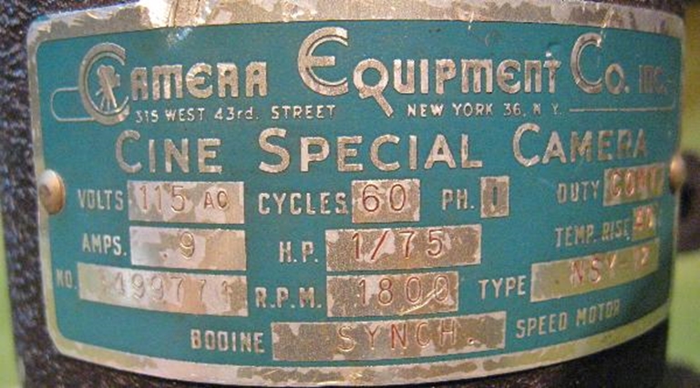 Image sur Bodine NSY-12 Camera Synch Speed Motor