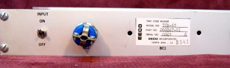 Image sur EECO TCR-65 Eeconoline Time Code Reader