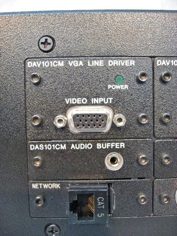 Image sur Extron DAV DAS MAAP  Modules with Wall plate