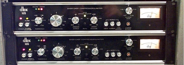 Picture of DBX 165 Compressor/Limiter early 1980s version. SOLD OUT