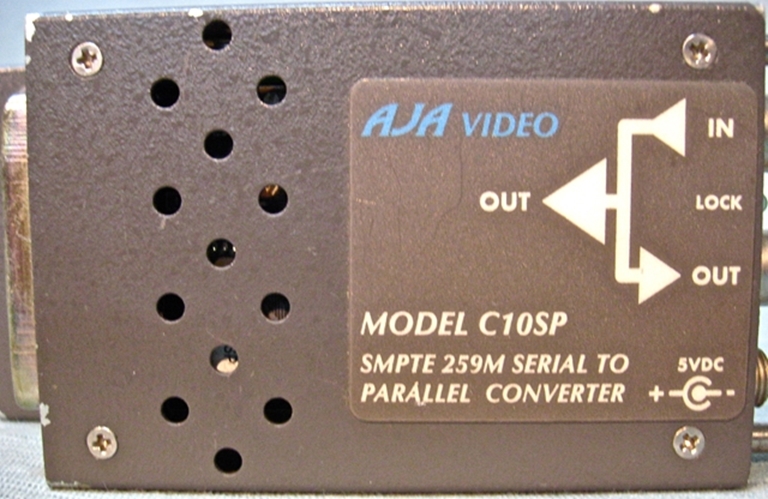 Image sur AJA Model C10SP SMPTE 259M Serial~ Parallel Transcoder