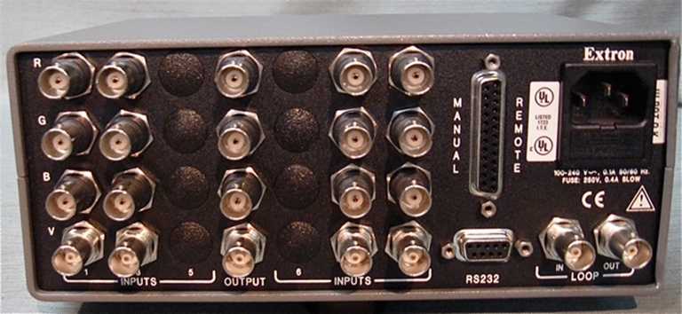 Image sur Extron SW 4AR MX, Part # 60-109-01