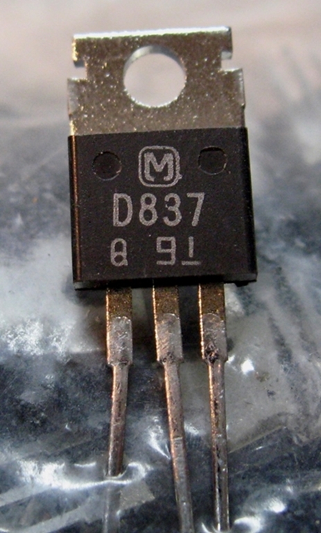 Image sur Panasonic 2SD837Q Transistors, NOS, 100/bag