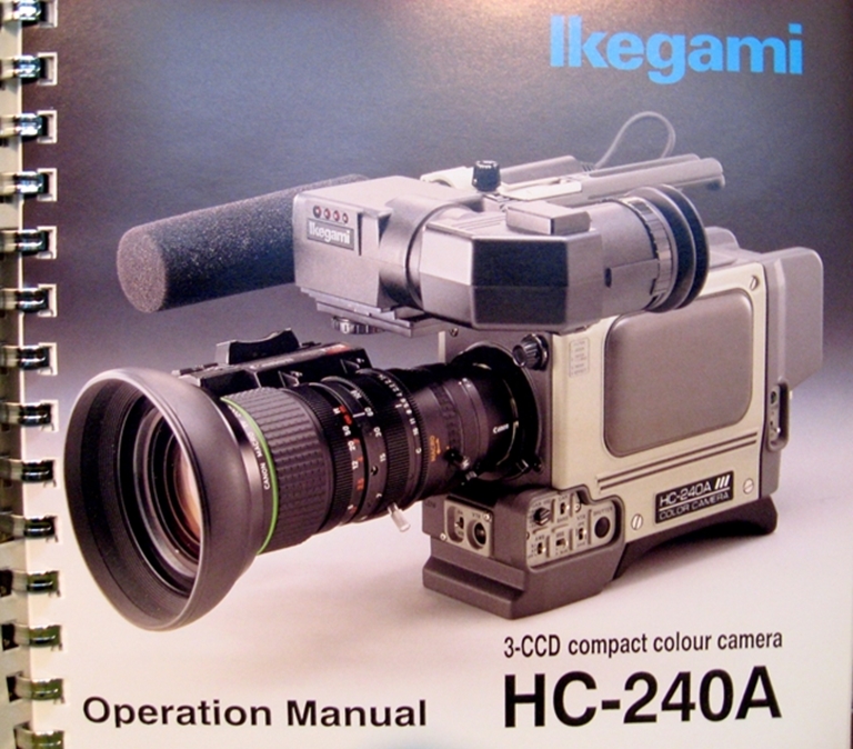 Image sur Ikegami HC-240A Service Manual