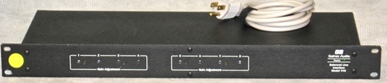 Image sur Gaines Model 448 Audio IHF to Balanced converter