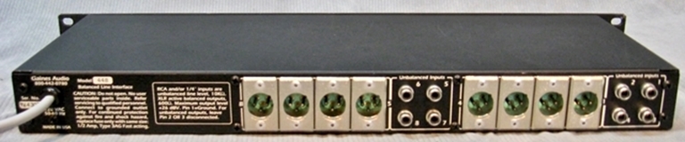 Image sur Gaines Model 448 Audio IHF to Balanced converter