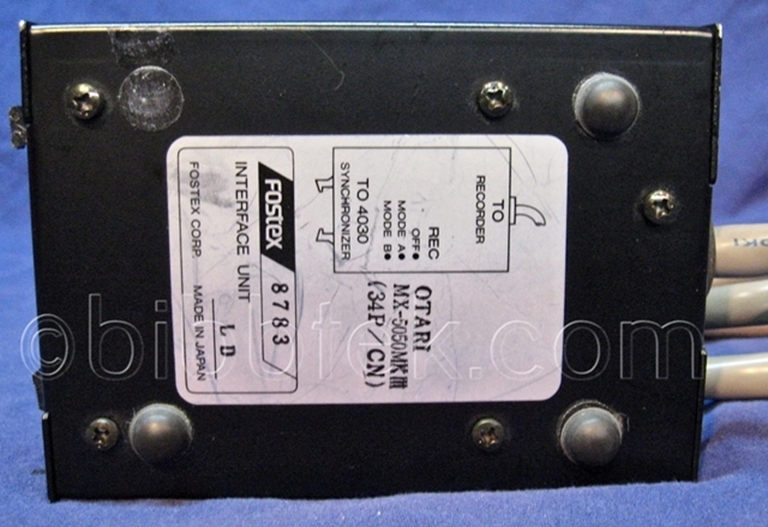 Image sur Fostex 8783 Synchronizer Interface for Otari MX5050-8 track