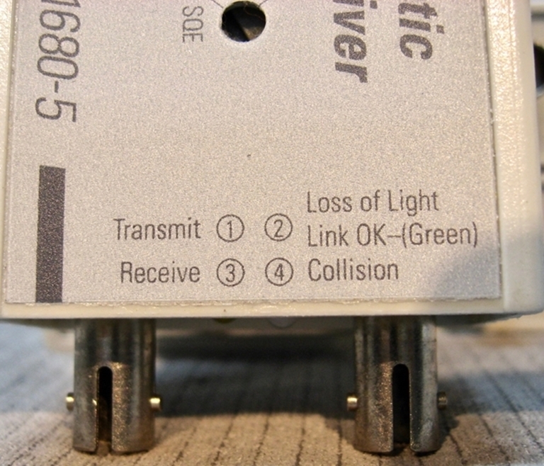 Picture of 3Com Isolan Fiber Optic Transceiver. 1680-5