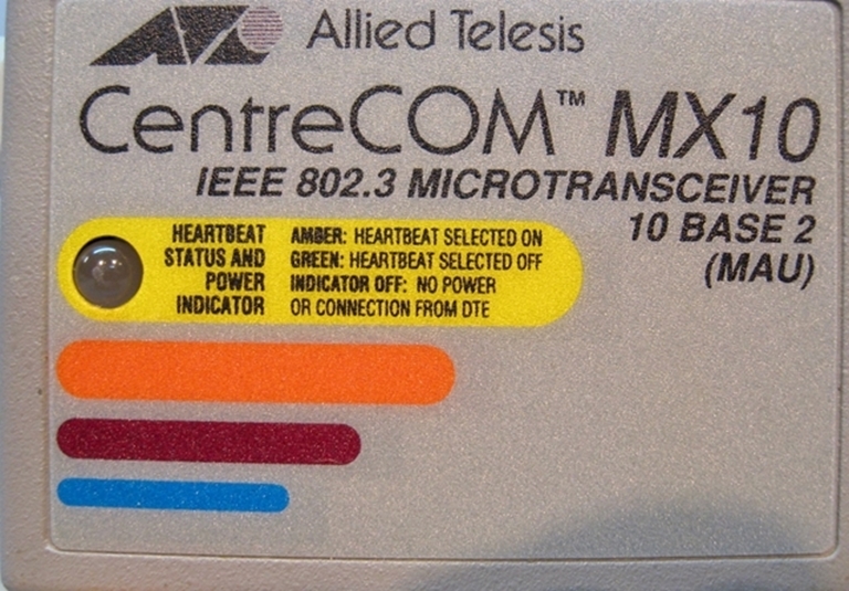 Image sur CentreCOM MX10 IEEE 802.3 MicroTransceiver 10 Base 2