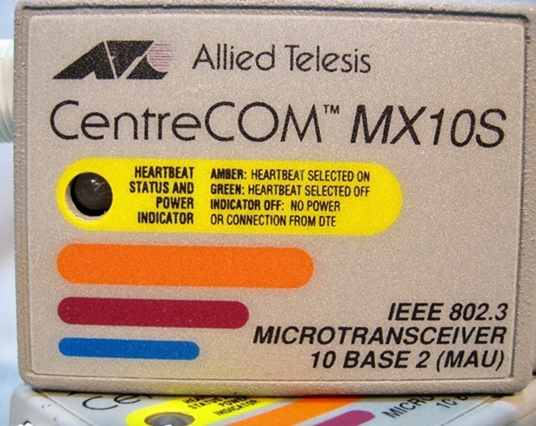 Image sur CentreCOM MX10S IEEE 802.3 MicroTransceiver 10 Base 2.