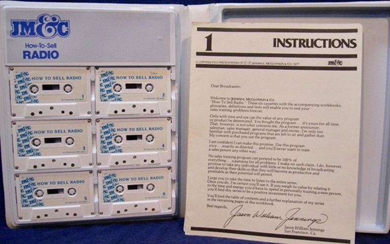 Afbeelding van JM&C "How To Sell Radio" 1977