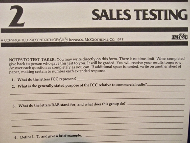 Afbeelding van JM&C "How To Sell Radio" 1977