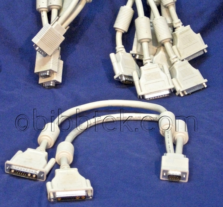Picture of Sun Microsystems Monitor cables, 13W3 M/F to HD15