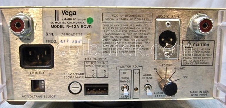 Image sur Vega R-42 A Pro Plus Diversity Receiver Dynex III  sn7490DIII