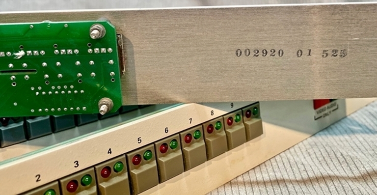 Image sur Grass Valley Group TEN-X-L Control panel only.