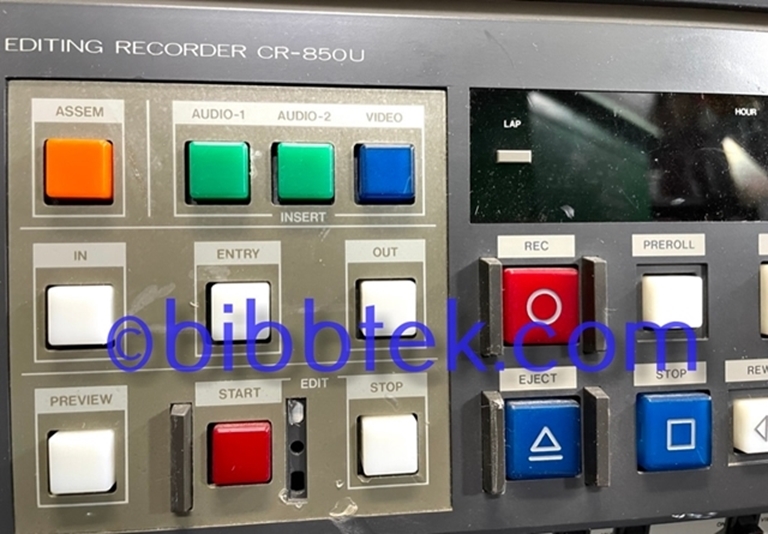Image sur JVC CR850U Umatic Editing Recorders (Pair)