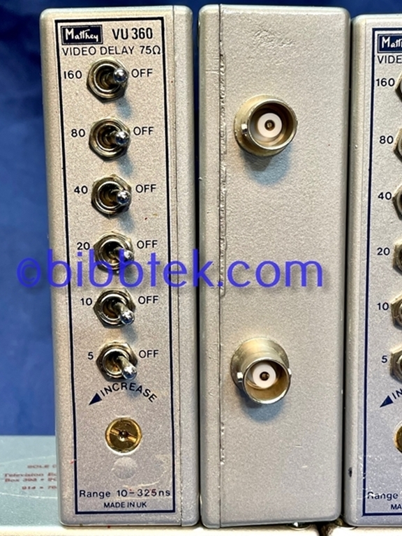 Image sur Matthey Video Delay VU360, 10 to 325 ns.
