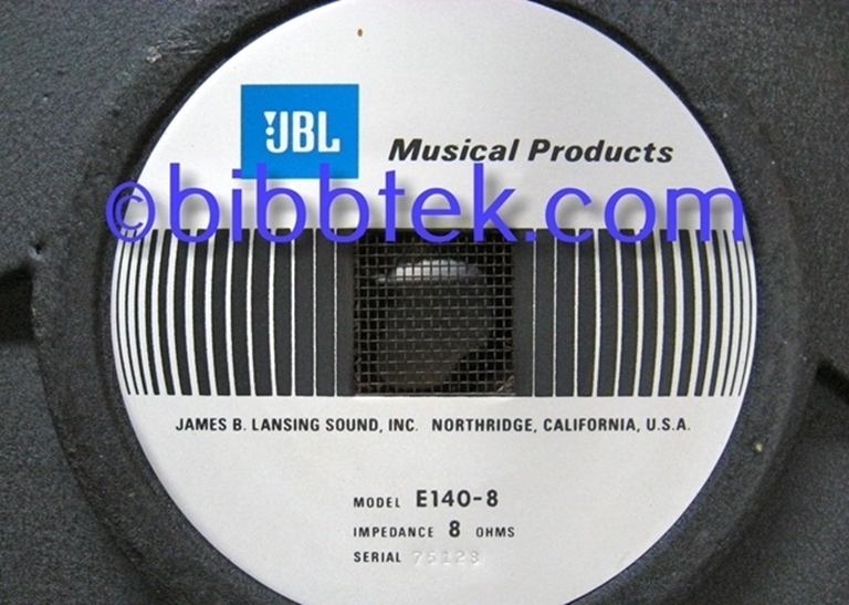Image sur JBL E140-8 15" Bass Driver, sn 75128 SOLD OUT