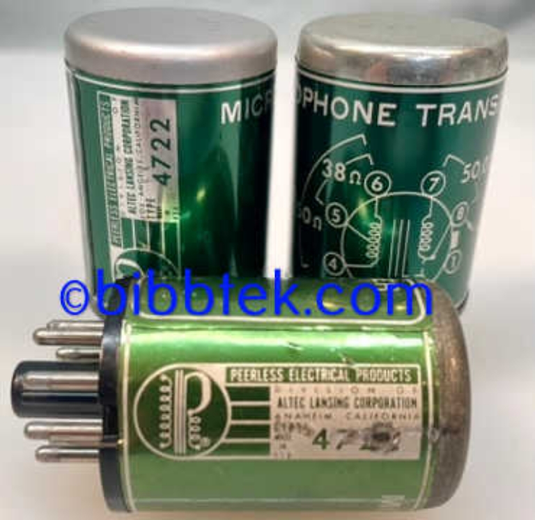 Image sur Altec/Peerless 4722 Mic  Input Transformer, 150Ω to 50KΩ.