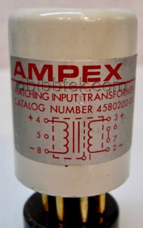 Afbeelding van Ampex Balanced Matching Input transformer pn 4580200-02
