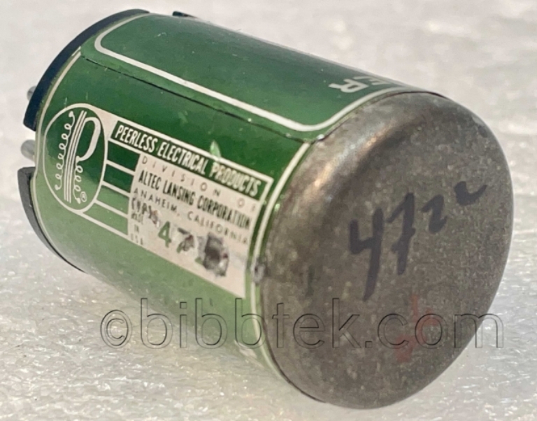 Image sur Altec/Peerless 4722 Mic  Input Transformer, 150Ω to 50KΩ.