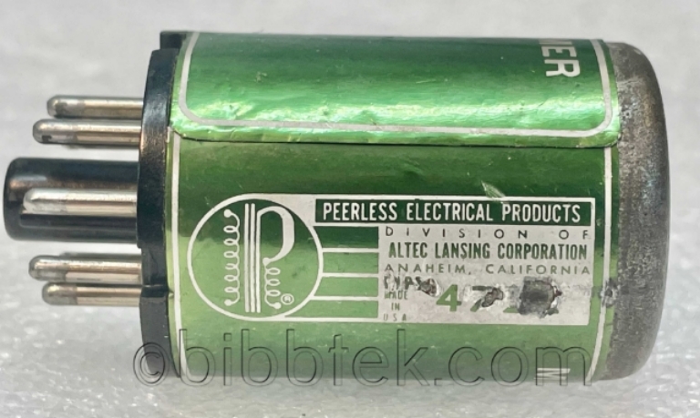 Image sur Altec/Peerless 4722 Mic  Input Transformer, 150Ω to 50KΩ.