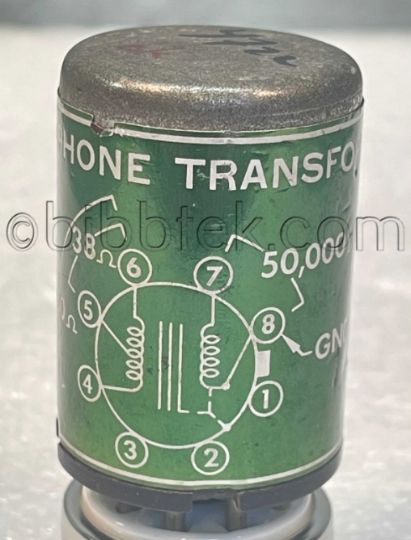 Image sur Altec/Peerless 4722 Mic  Input Transformer, 150Ω to 50KΩ.
