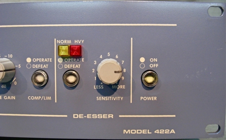 Picture of Orban 422A Limiter/DeEsser sn1446660. SOLD.