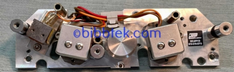 Picture of Otari 2 track .250" head assembly for Otari MX-55 machines.