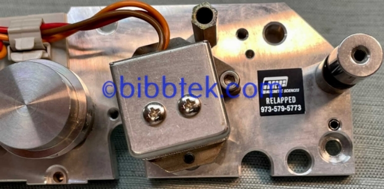 Picture of Otari 2 track .250" head assembly for Otari MX-55 machines.