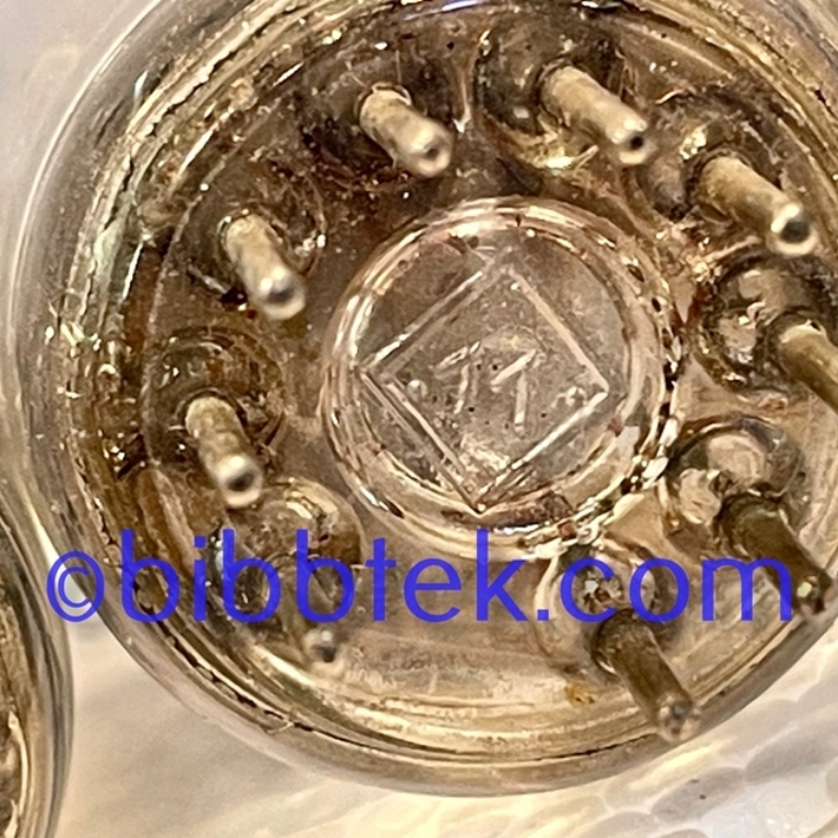 Picture of Telefunken 12AX7 tubes, Ribbed plate, Diamond. Lot of (5), used, tested. -copy
